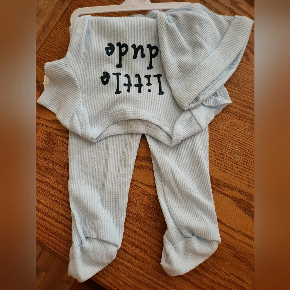 Kyle & Deena (3 Piece Set); bodysuit, pant, hat